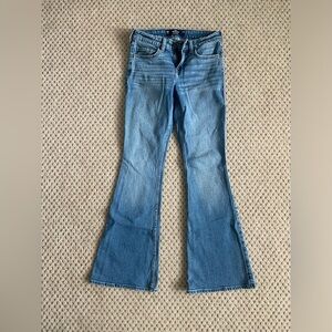 Hollister low rise flared jeans, size 00R/24R